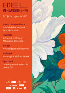 Cover der Verlagsvorschau für das Frühjahr 2026 der EDEL Verlagsgruppe